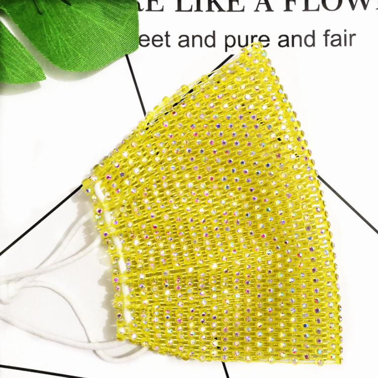 Fashion diamond mouth medical protection face mask 1