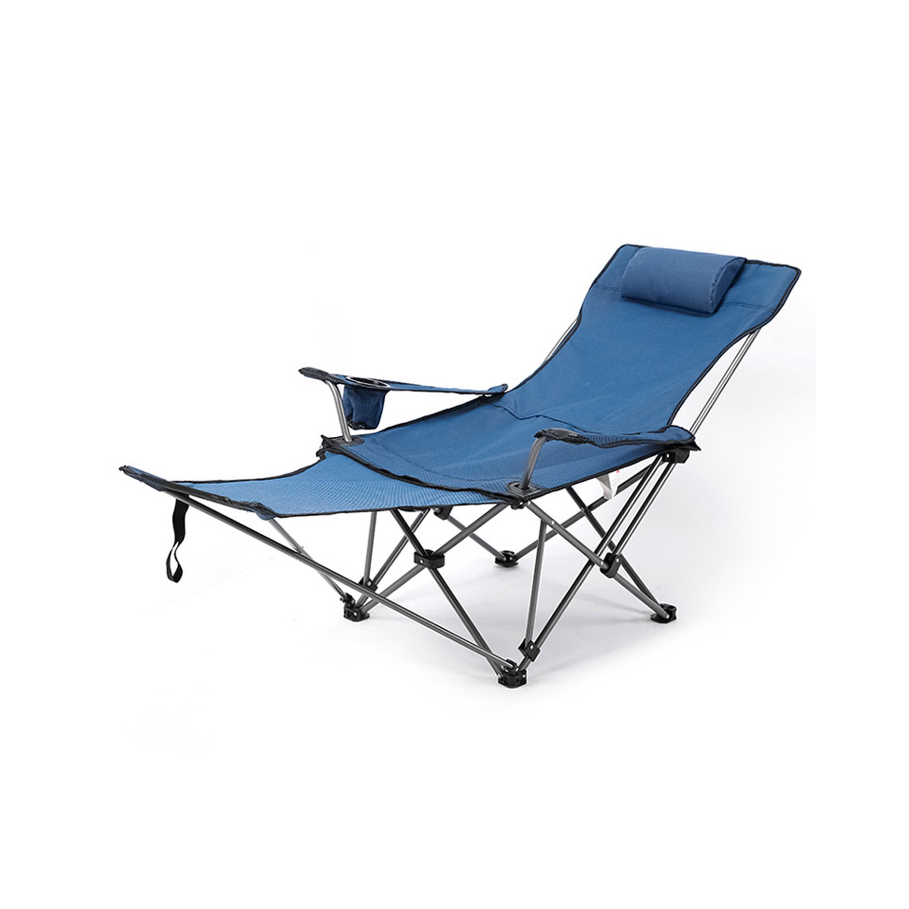 Outdoor Adjustable Folding Camping Lounge Chair 4