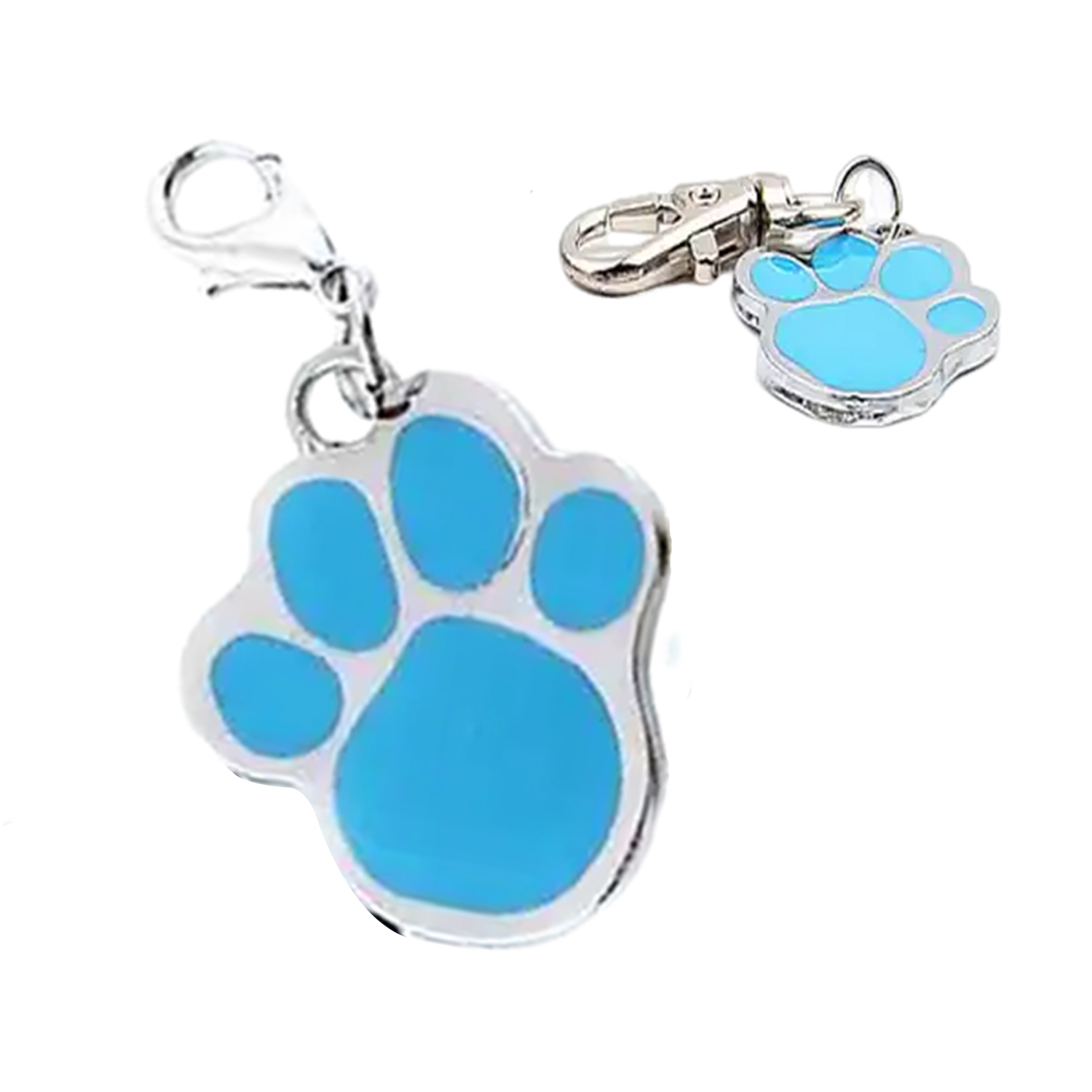 Paw Shaped Zinc Pet Tag 3