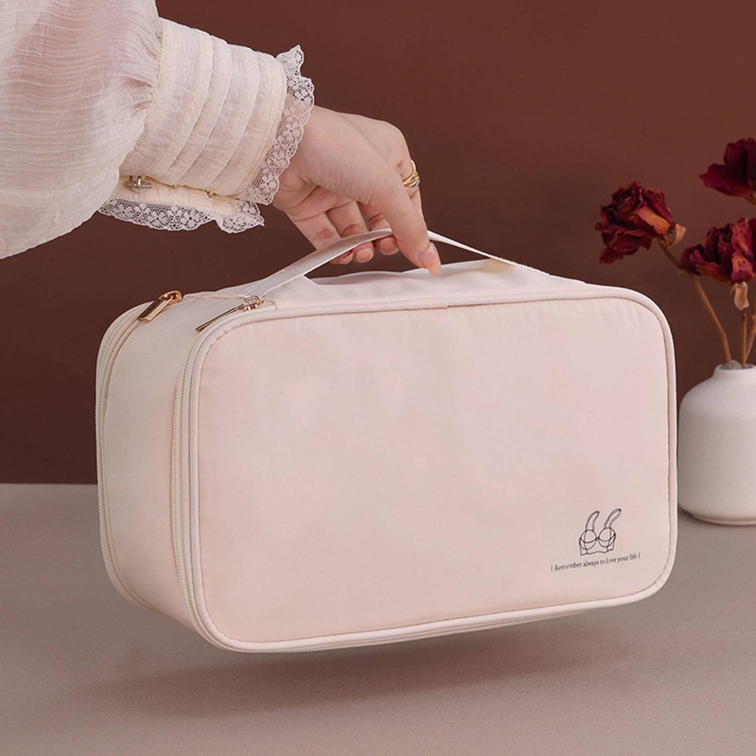 Waterproof Memory Fabric Lingerie Travel Storage Bag 2