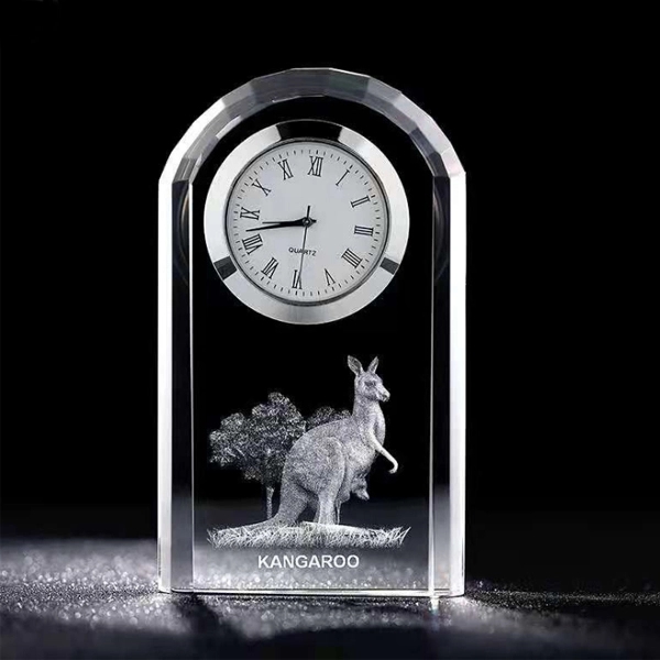 Personalised Crystal Anniversary Clock 4