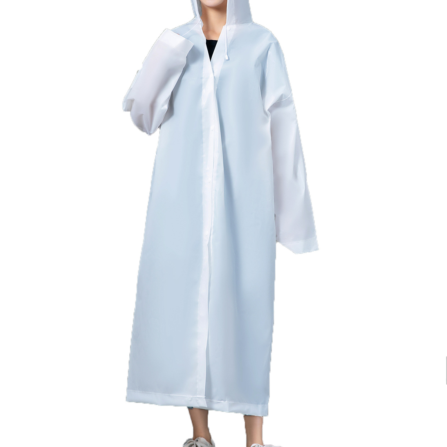 Adult EVA Thick Waterproof Outdoor Raincoat 8