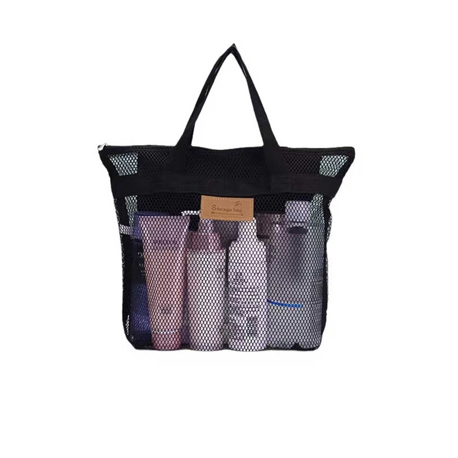 Swim & Travel Organizer Mesh Zipper Beach Tote Bag 2