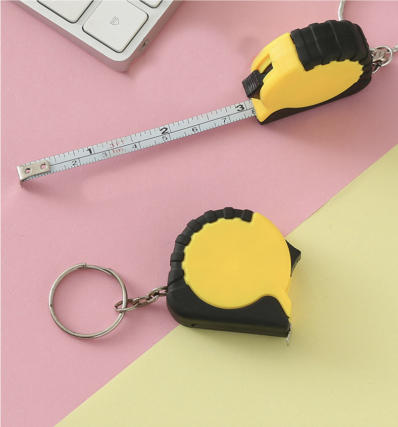 Portable Mini Tape Measure Keychain (1M 3FT ) 11