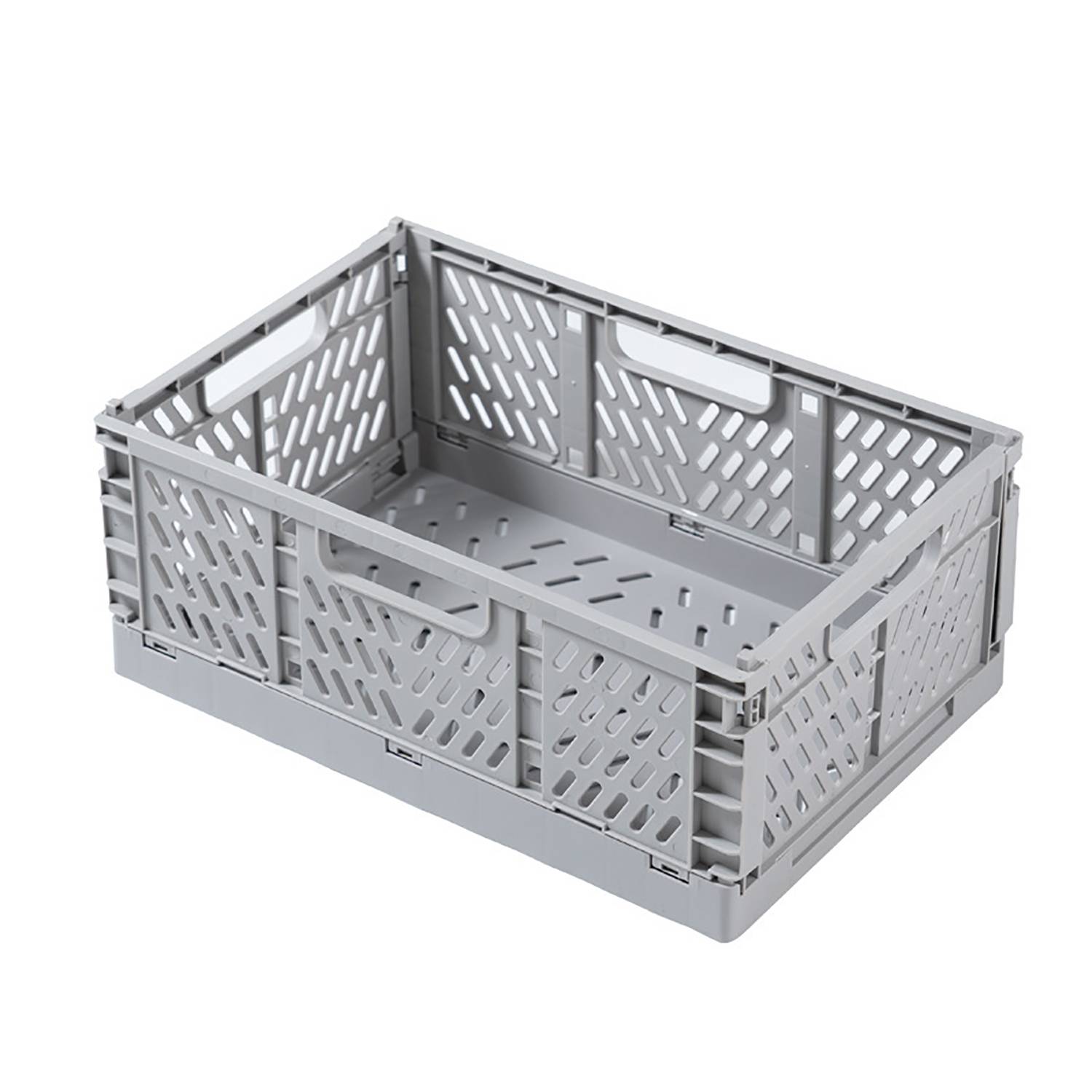 Foldable Plastic Storage Basket for Home Kitchen 10