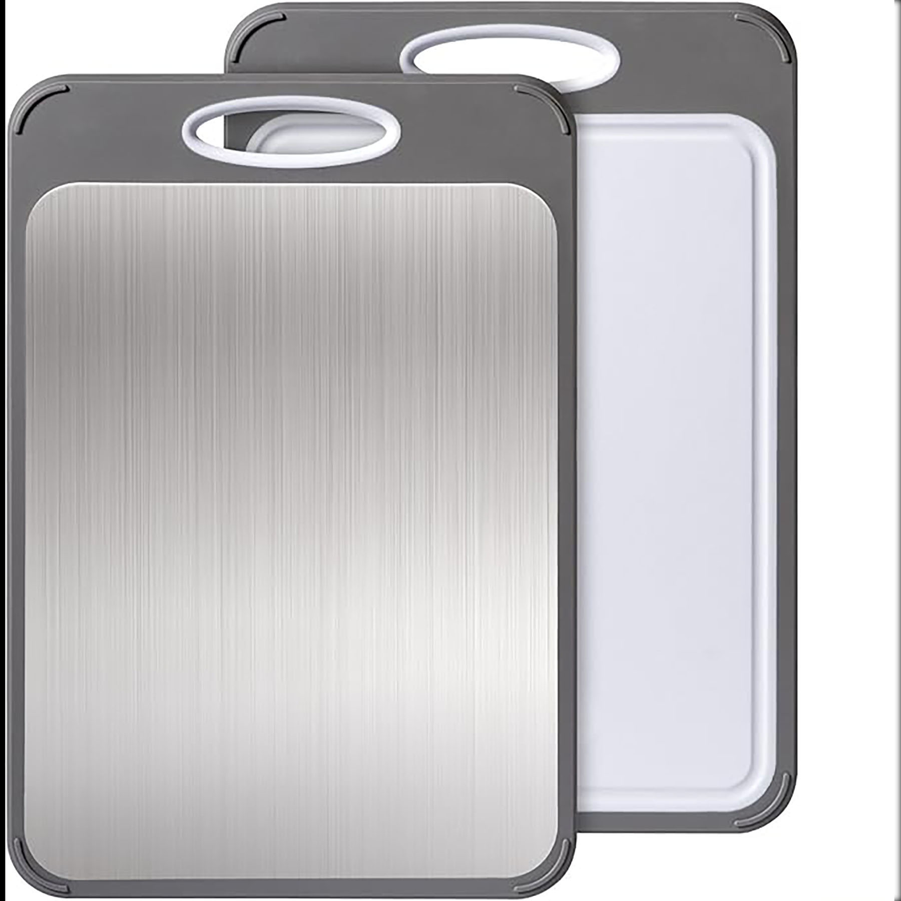 Double Sided Stainless Steel Cutting Board 8