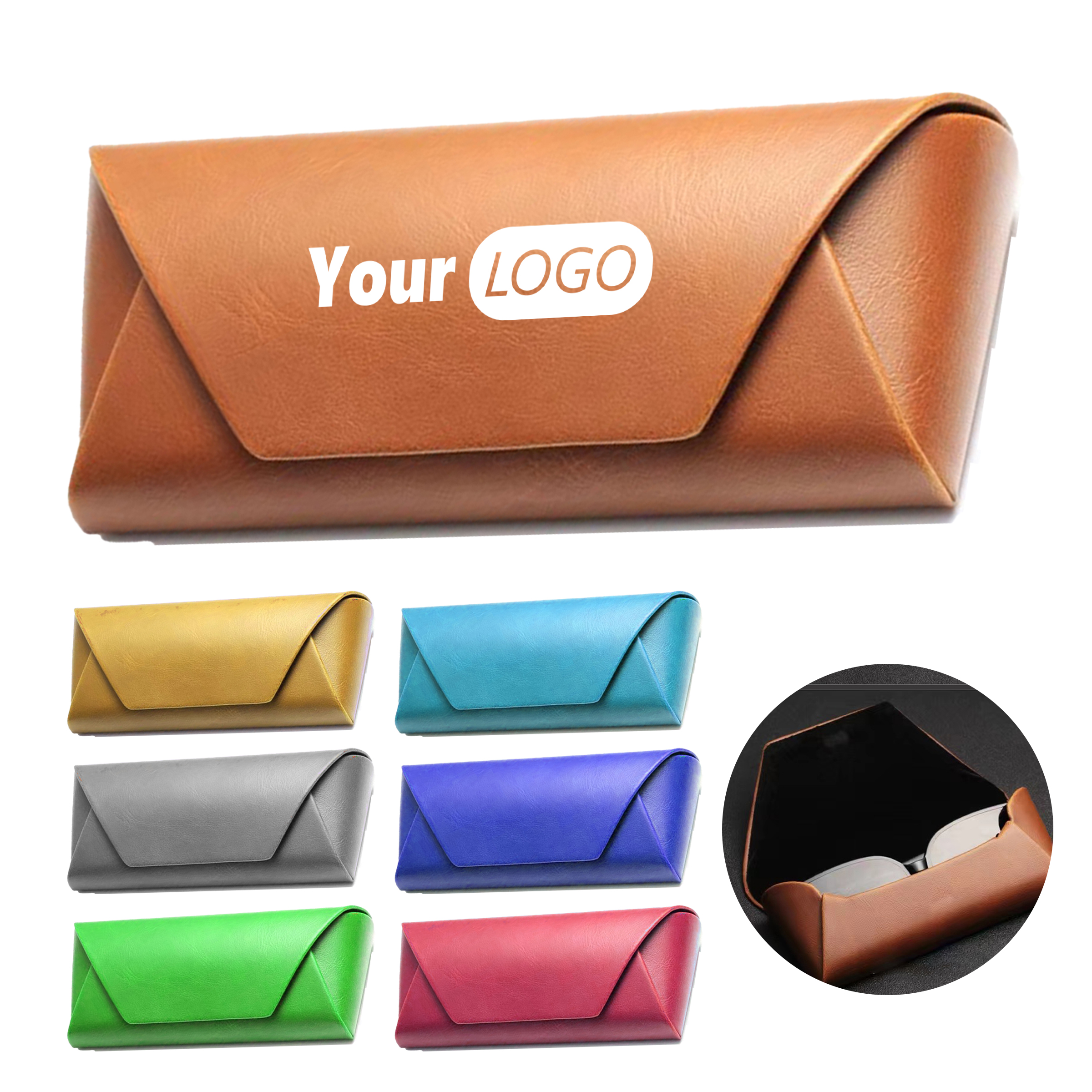 Polyurethane Customizable Stylish Glasses Case 2