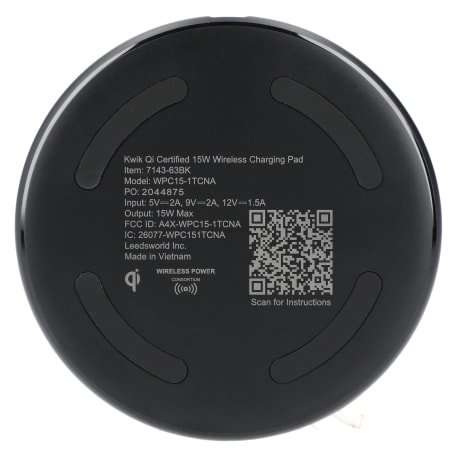 Kwik Qi Certified 15W Wireless Charging Pad 8