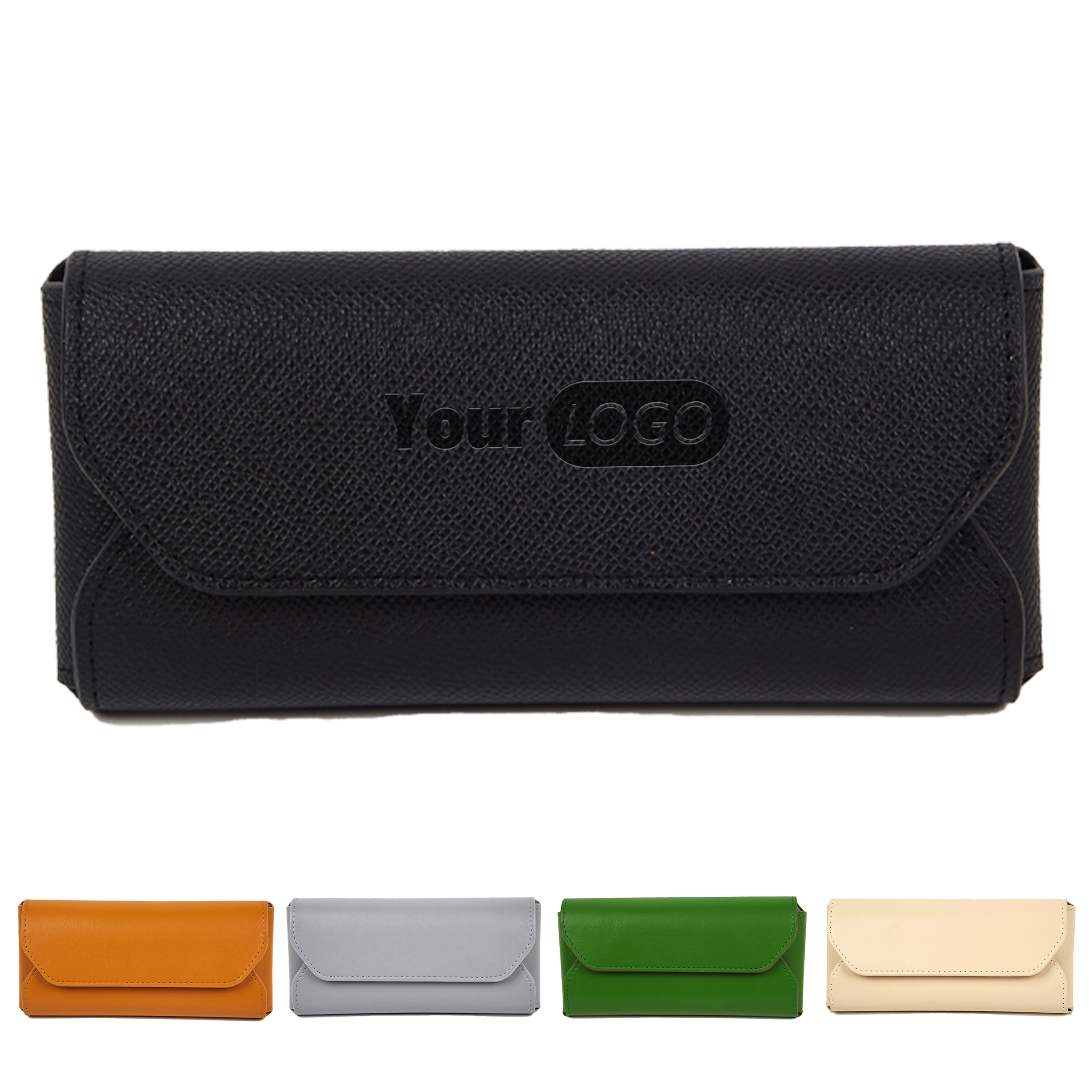 Polyurethane Classic Solid Color Anti Pressure Glasses Protective Case 2