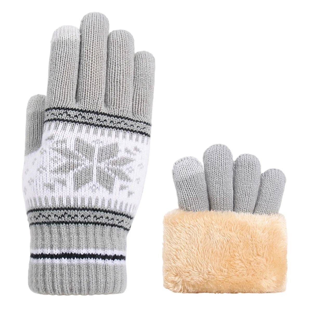 9.85-inch Touchscreen Gloves with Conductive Tips for Phones, Customizable 2