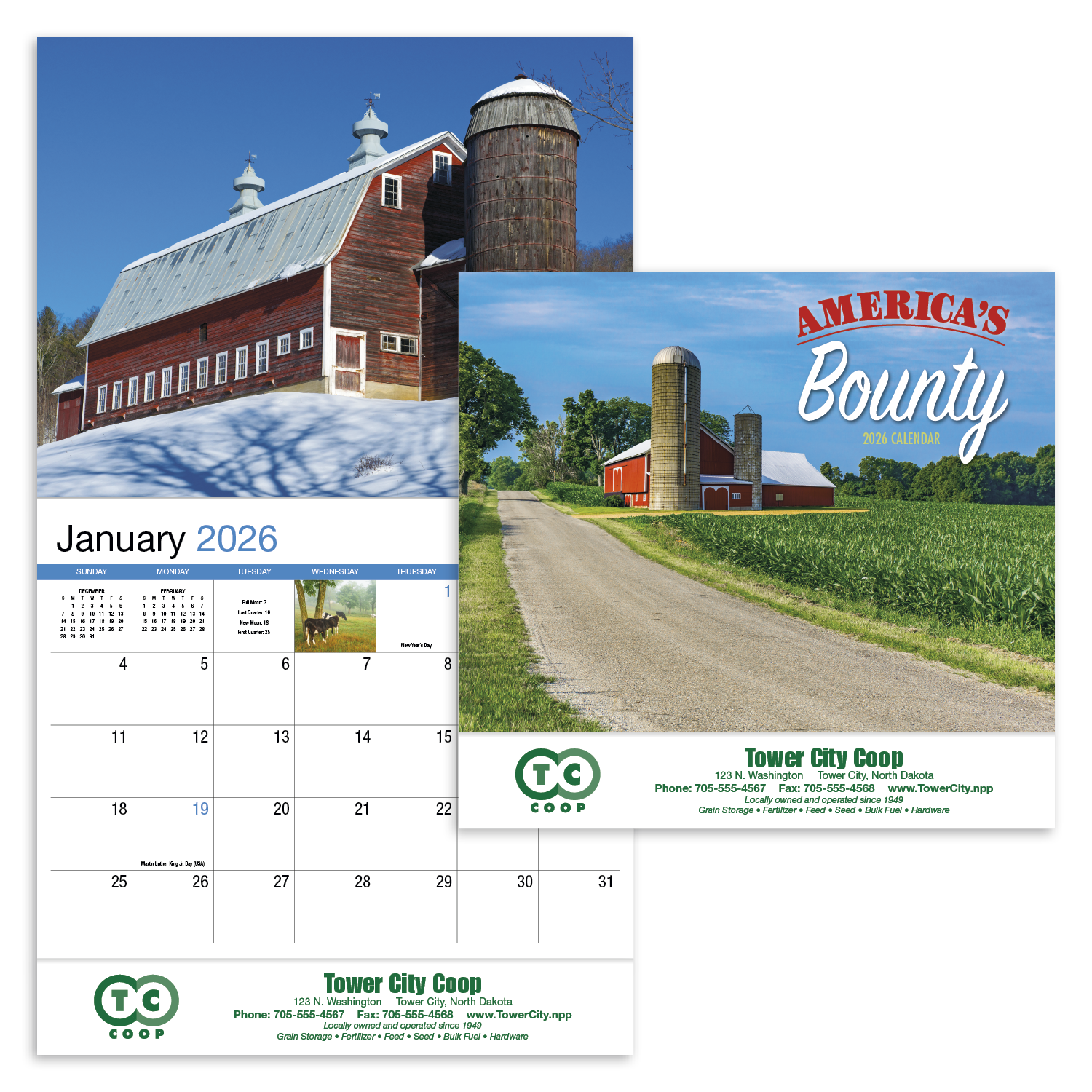 HotLine® Products America's Bounty Appointment Calendar - Stapled 65