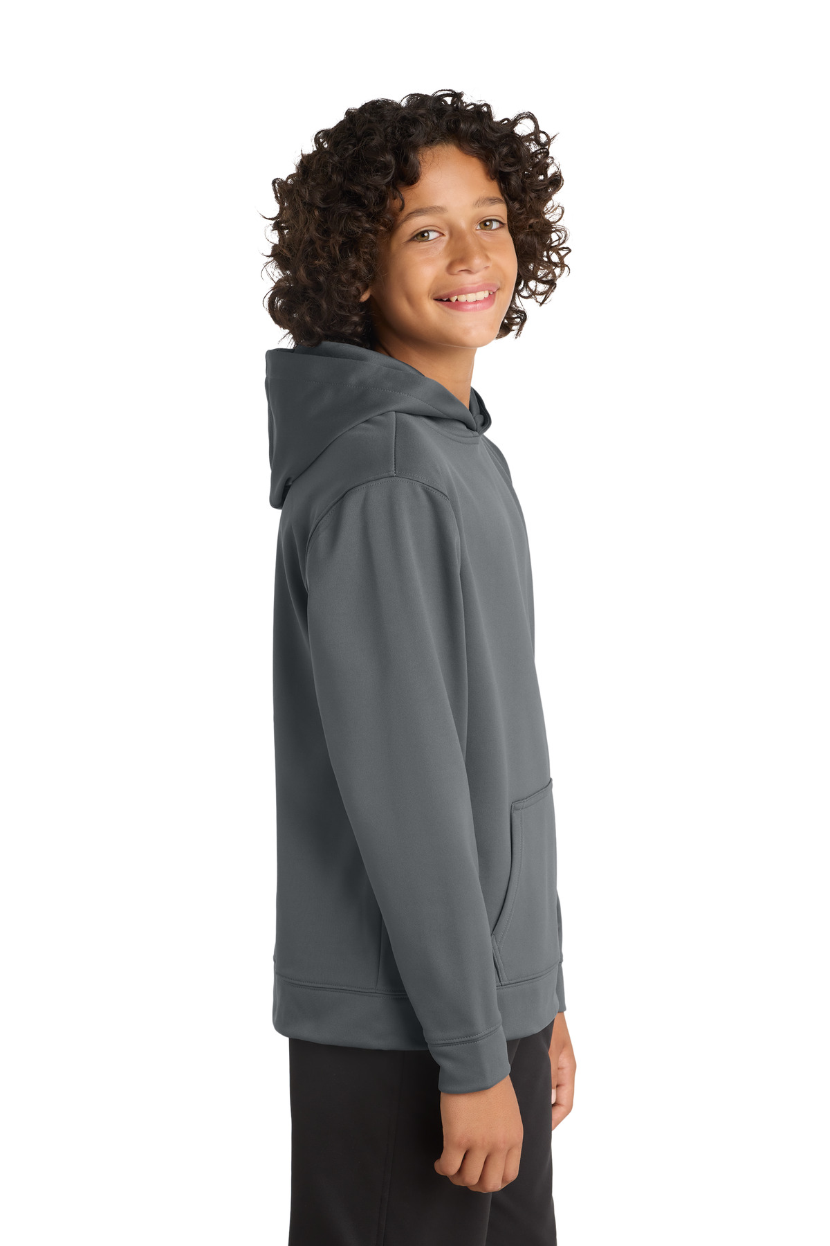 Sport-Tek Youth Sport-Wick Fleece Hooded Pullover. YST244 19