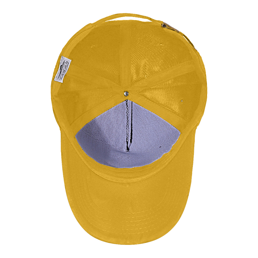 Stock Solid Color Cotton 5-Panel Baseball Cap 4