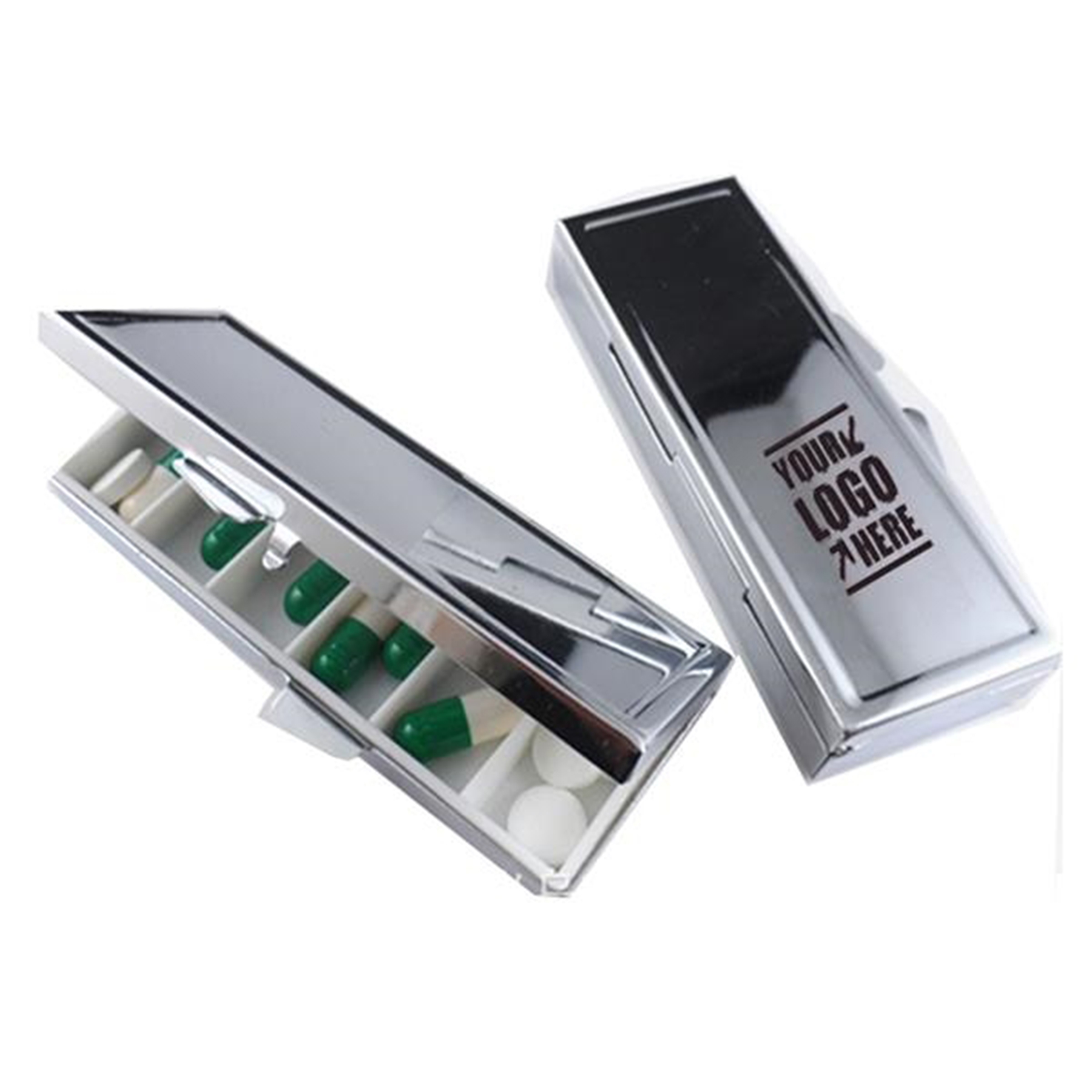 6 Compartments Pill Storage Box 2
