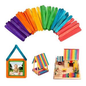 Natural Wood Popsicle Sticks 4