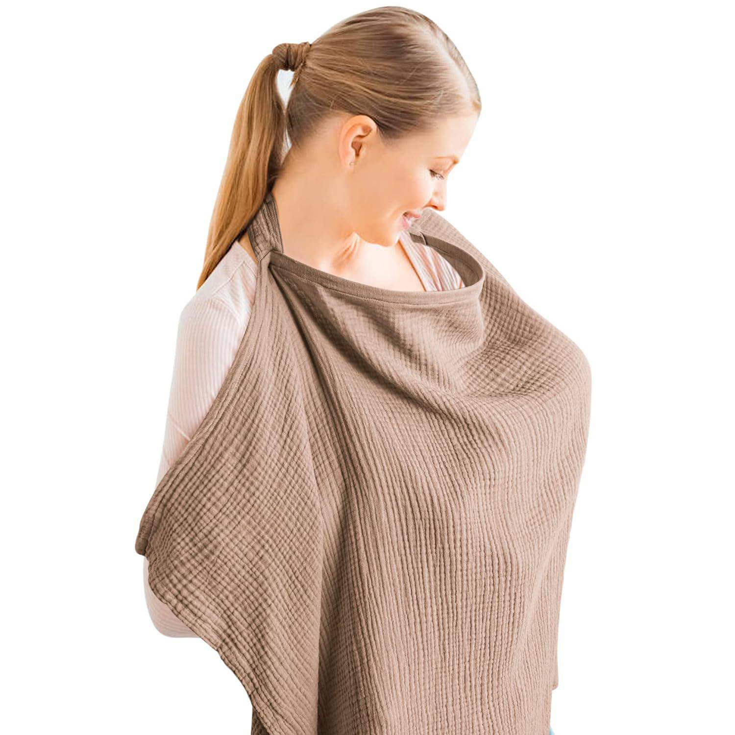Adjustable Breathable Cotton Nursing Cover 9