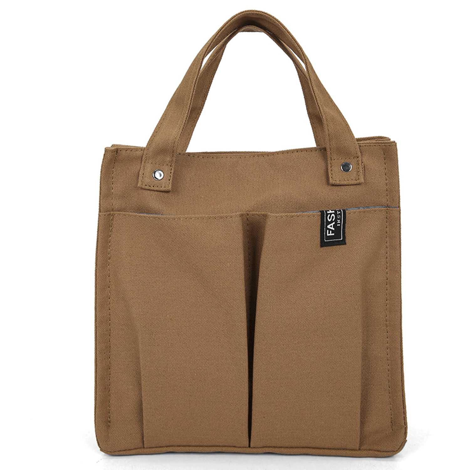 Multiple Pockets large shopping shoulder Canvas Tote Bag 4