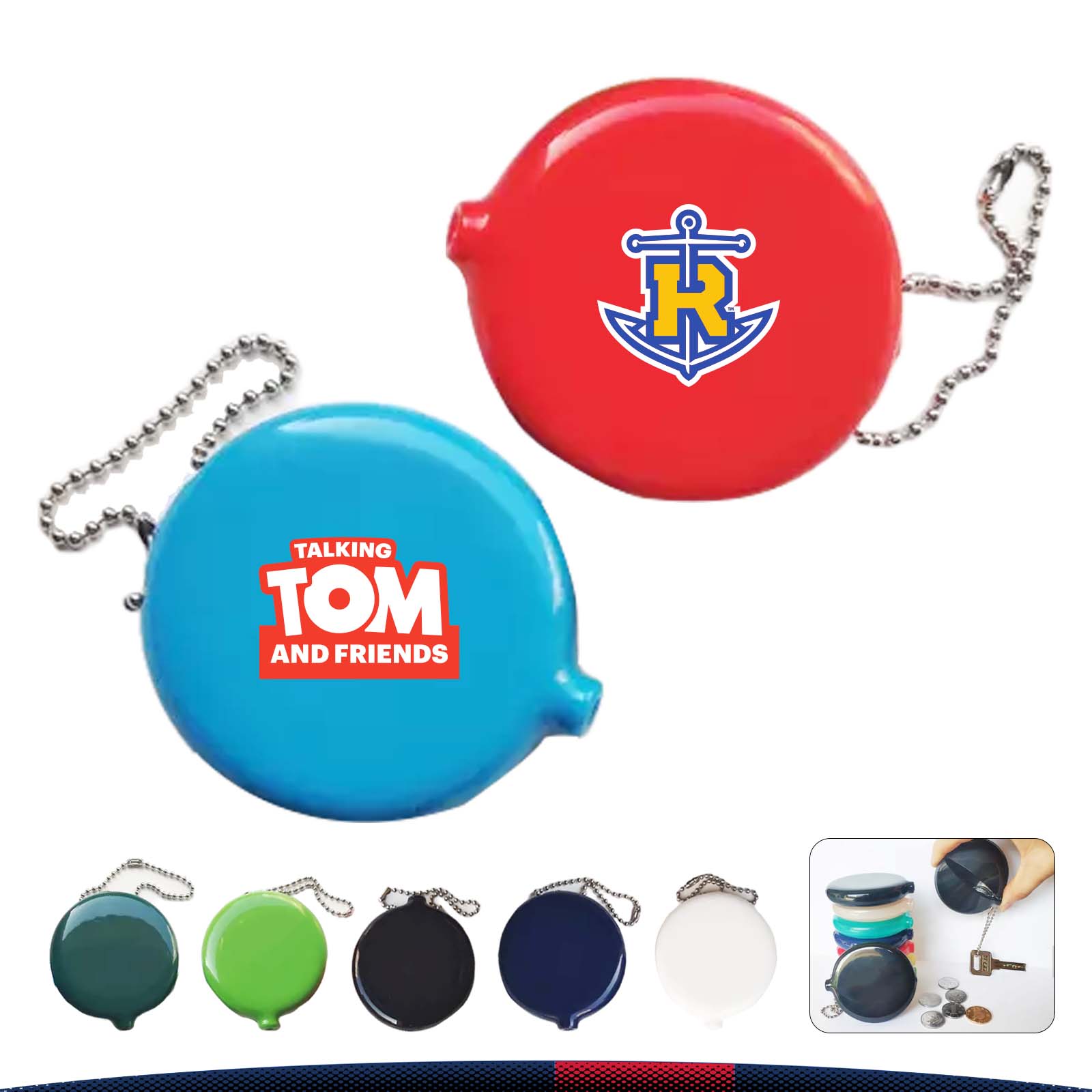 Round Squeeze Coin Bag 4