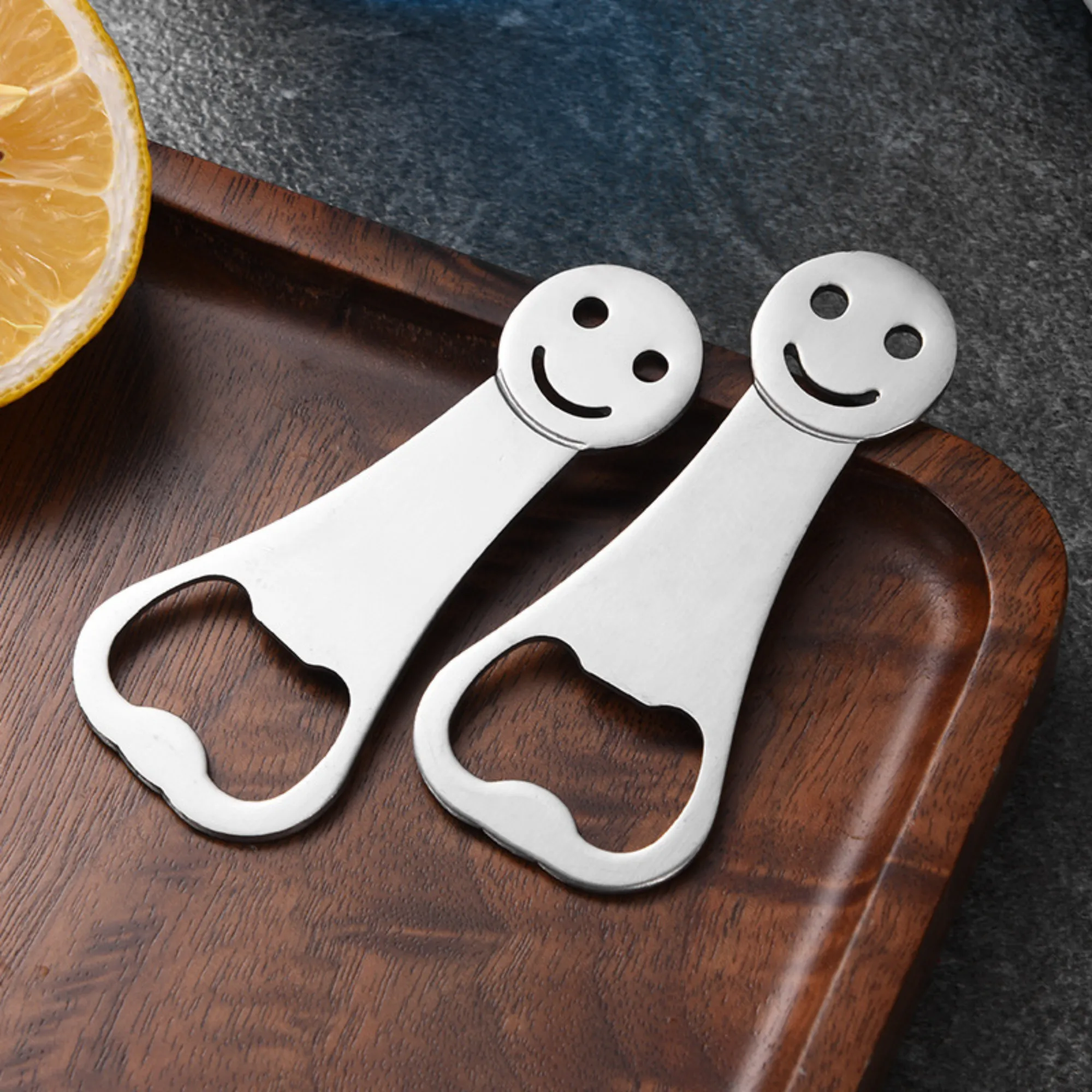 Smiley - Designed Bottle Opener with Laser Engraving for Soc 5