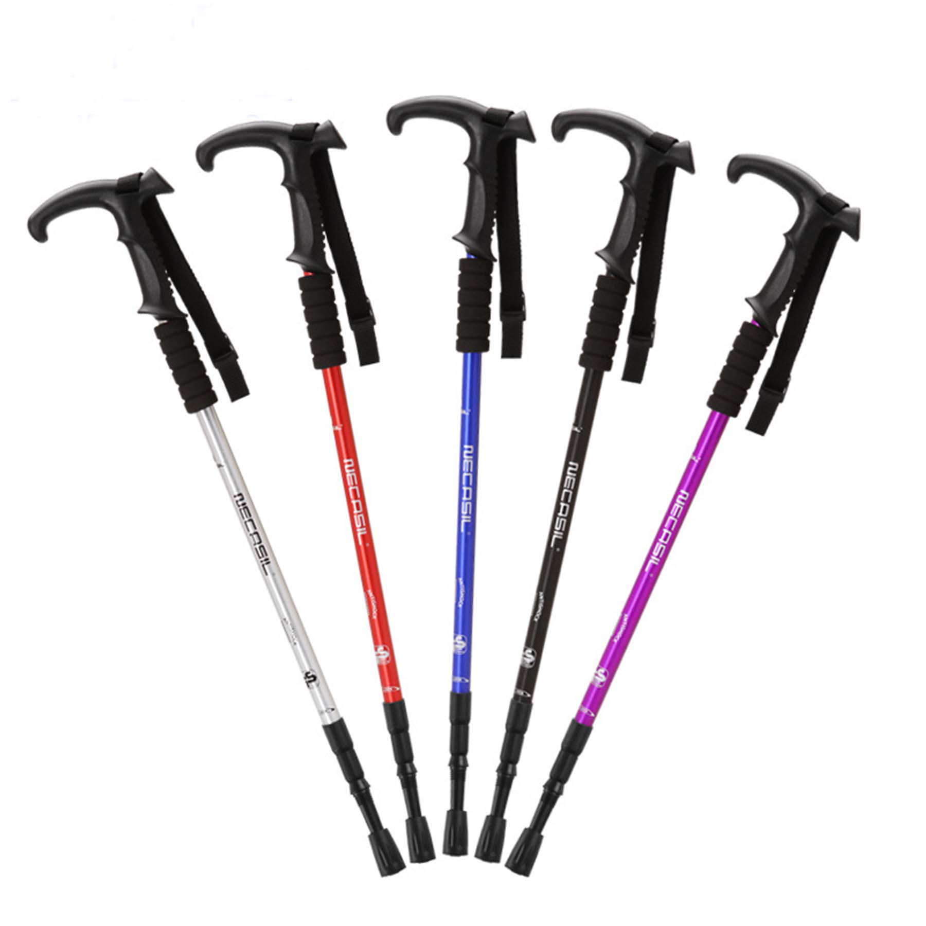 Foldable Walking Stick Alpenstock/Climbing Cane 3
