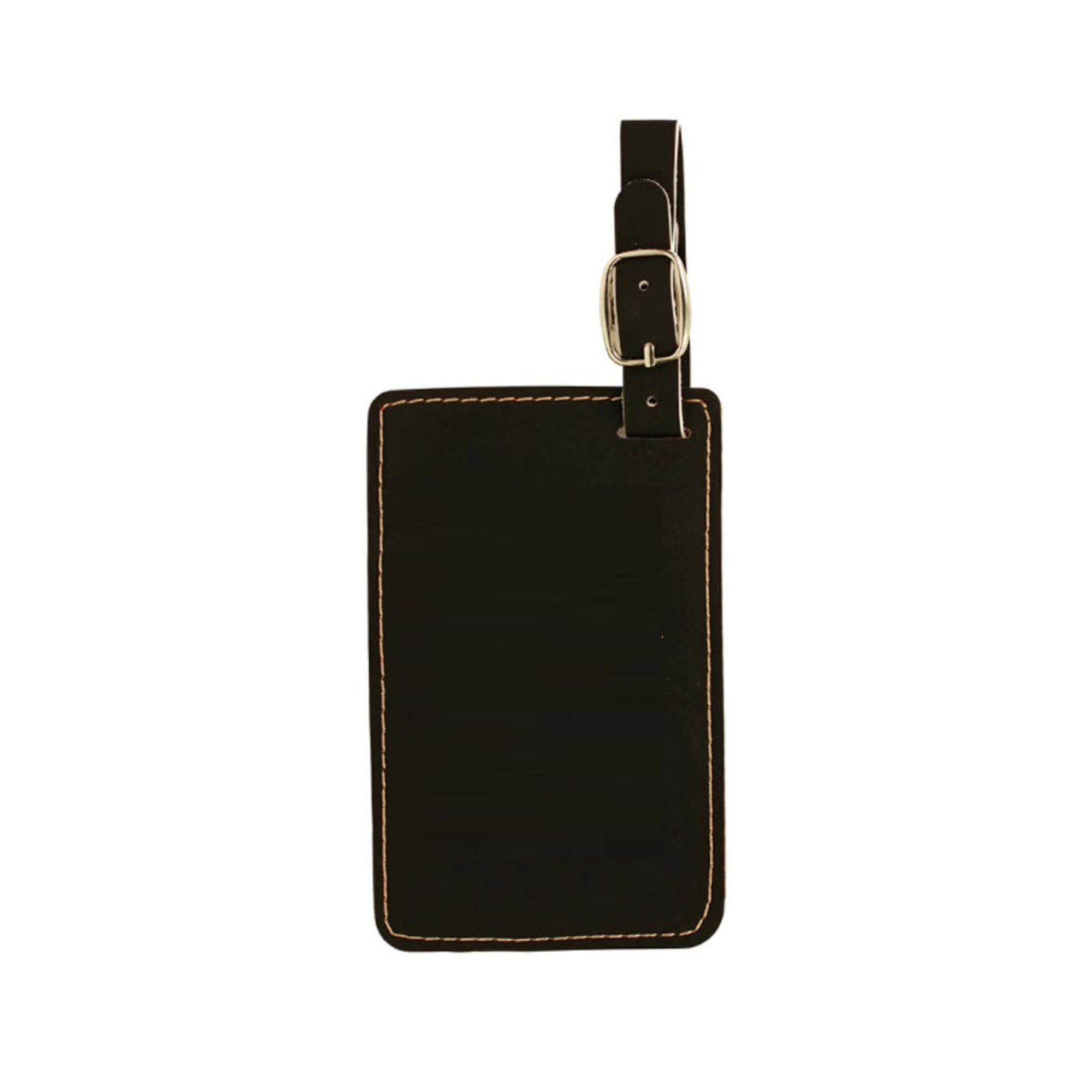 Laser Engraved Vegan Leather Luggage Tags, custom luggage tag with logo imprint 6