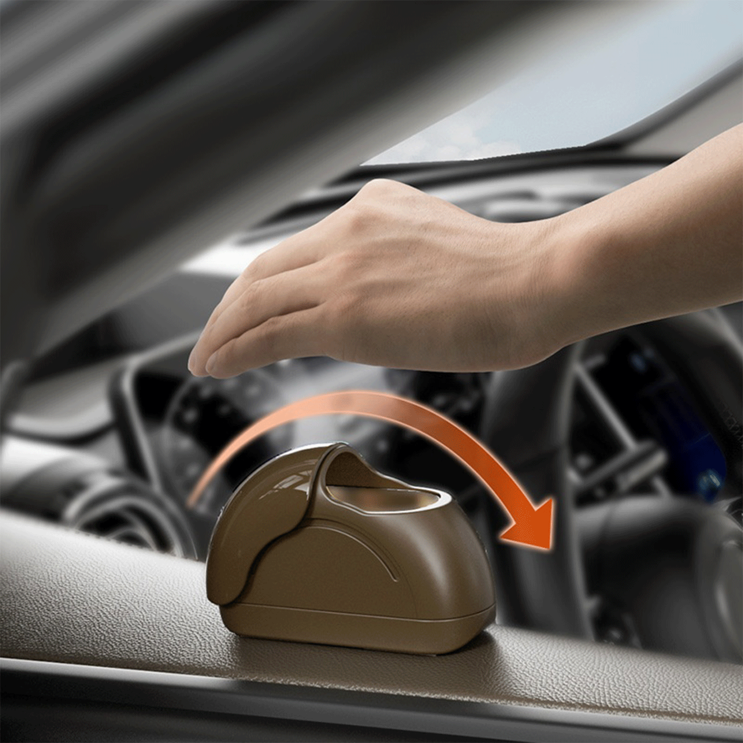 high quality metal touch texture Car Door Ashtray 10