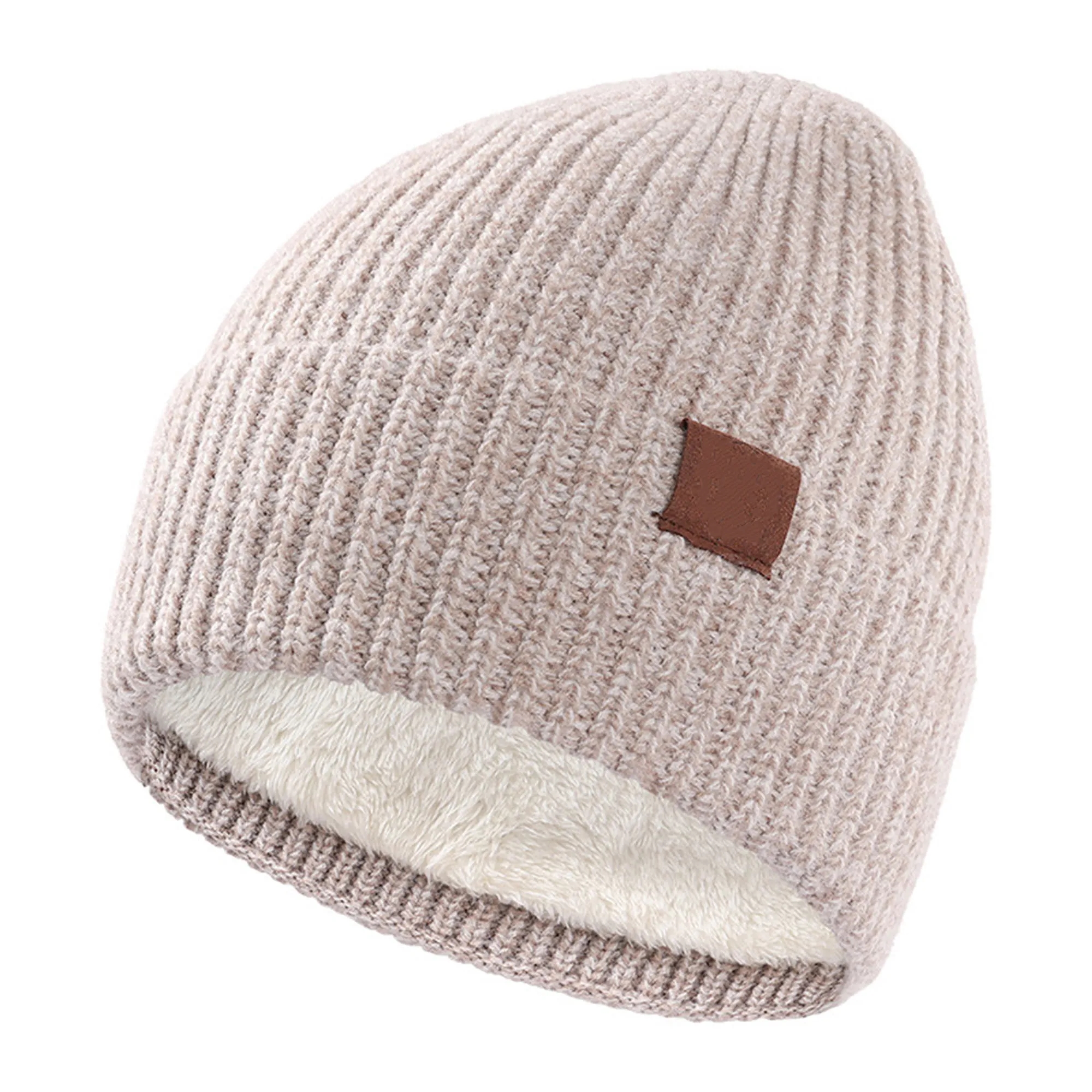 Winter Thick Knit Beanie Hats 3