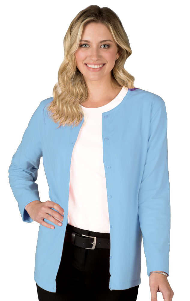 Ladies' L/S Button Front Cardigan 7