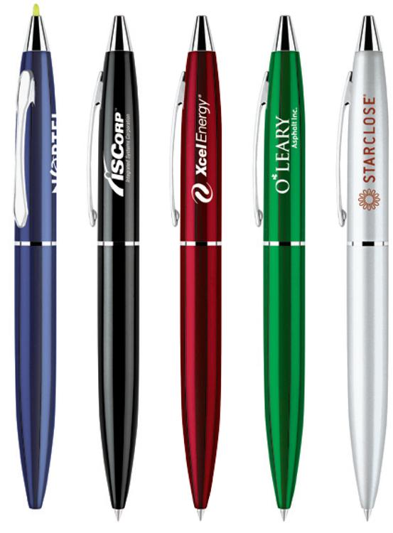 Forest IV Brass Twist Ballpoint Pen / Stylus 2