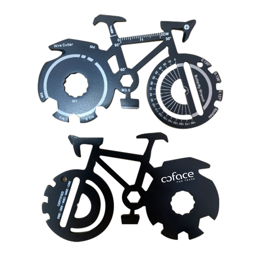 GearCard 20-in-1 Bike-Shaped Multi-Tool Card 8