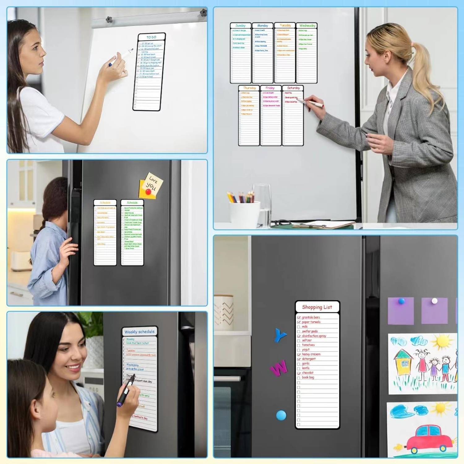 4x11 Inch Magnetic Dry Erase To Do List Whiteboard 3