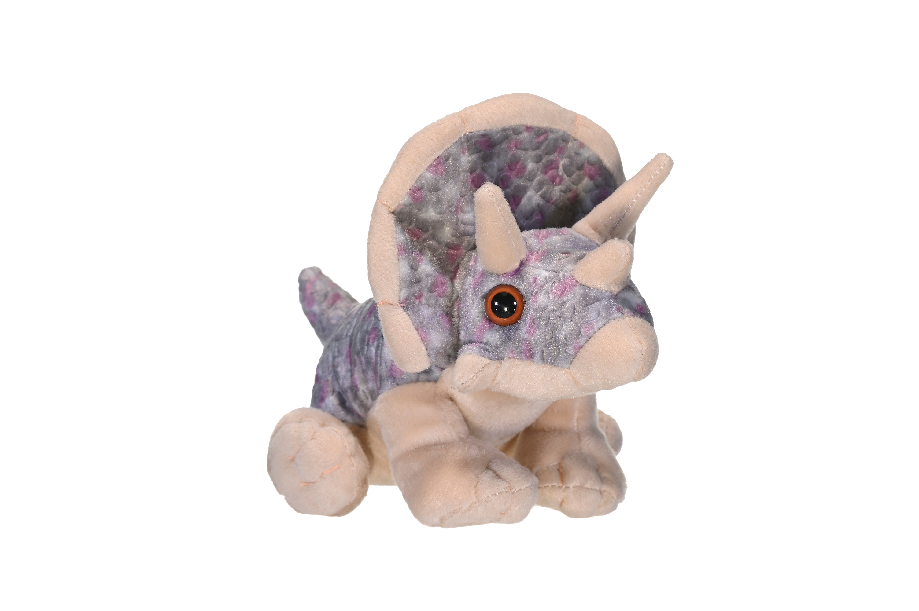 8" Mini Cuddlekin Triceratops 1