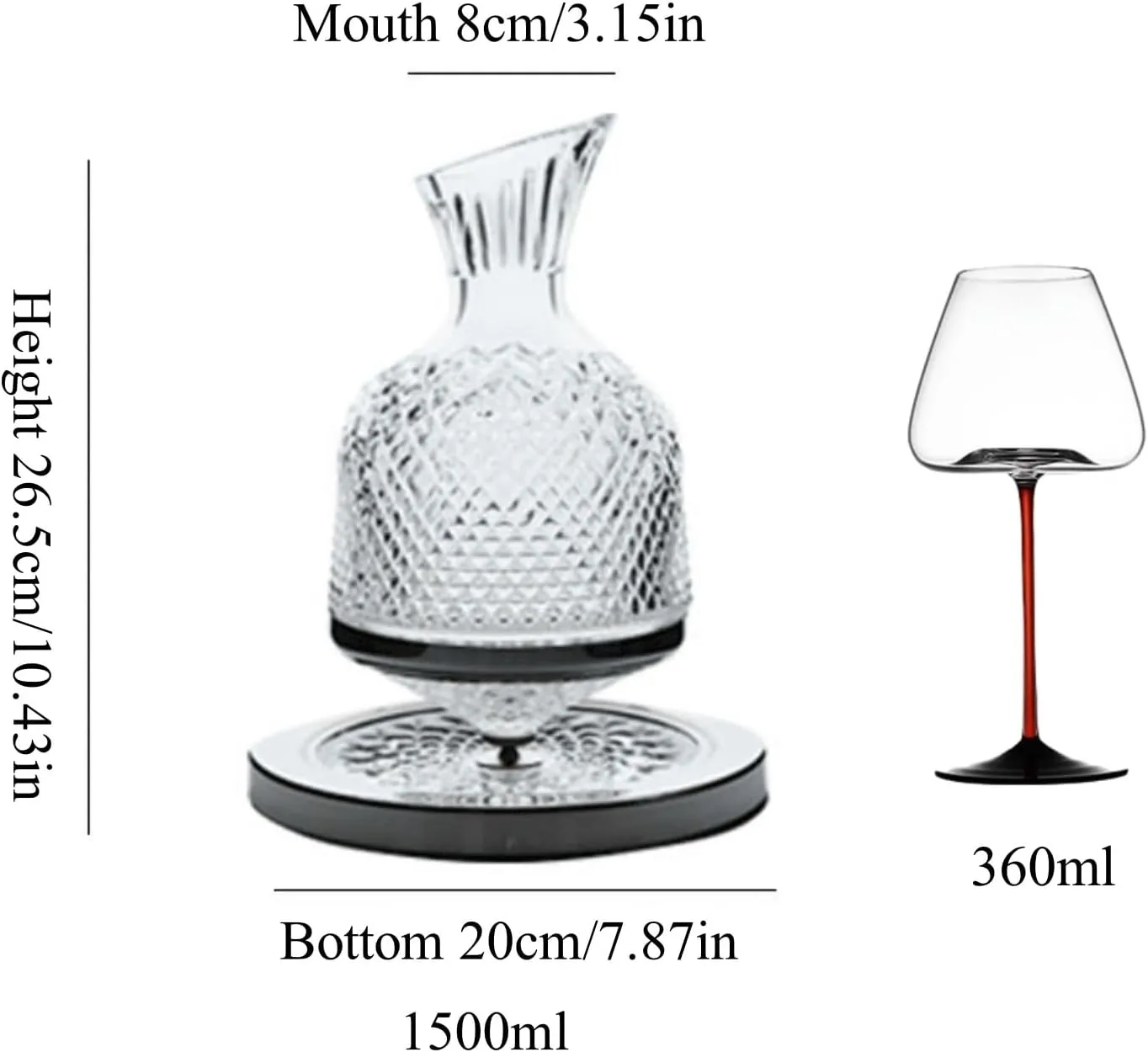 Spin Wine Decanter 8