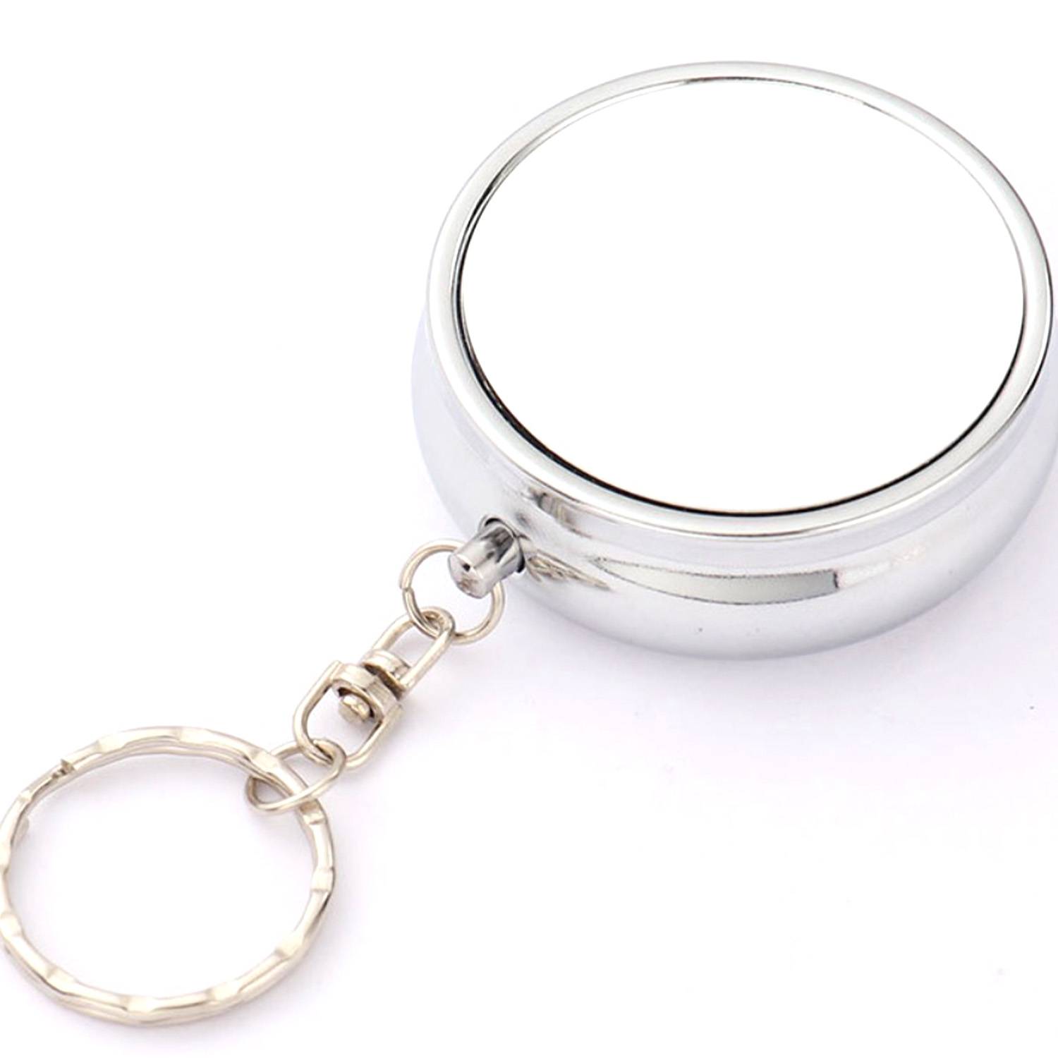 Metal Portable Ashtray Key Chain 4