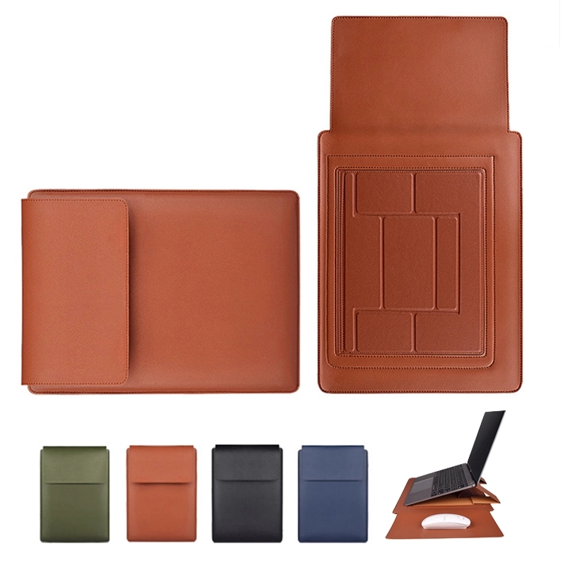 13.3/14.1/15.4 Inch Laptop Sleeve Bag With Stand Mouse Pad 7