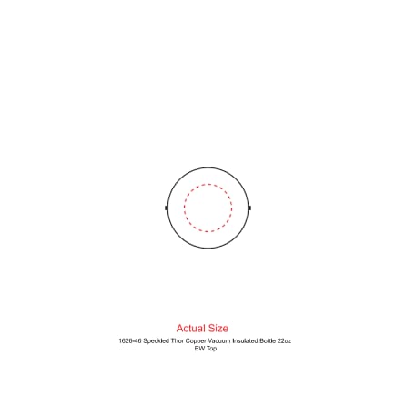 Speckled Thor Copper Vacuum Insulated Bottle 22oz 42