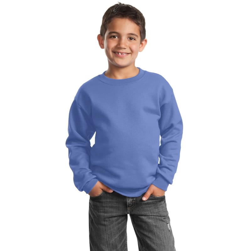 Port & Company Youth Core Fleece Crewneck Sweatshirt. 15