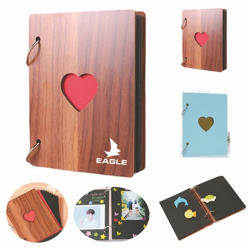 6x4" Wooden Scrapbook Album 1