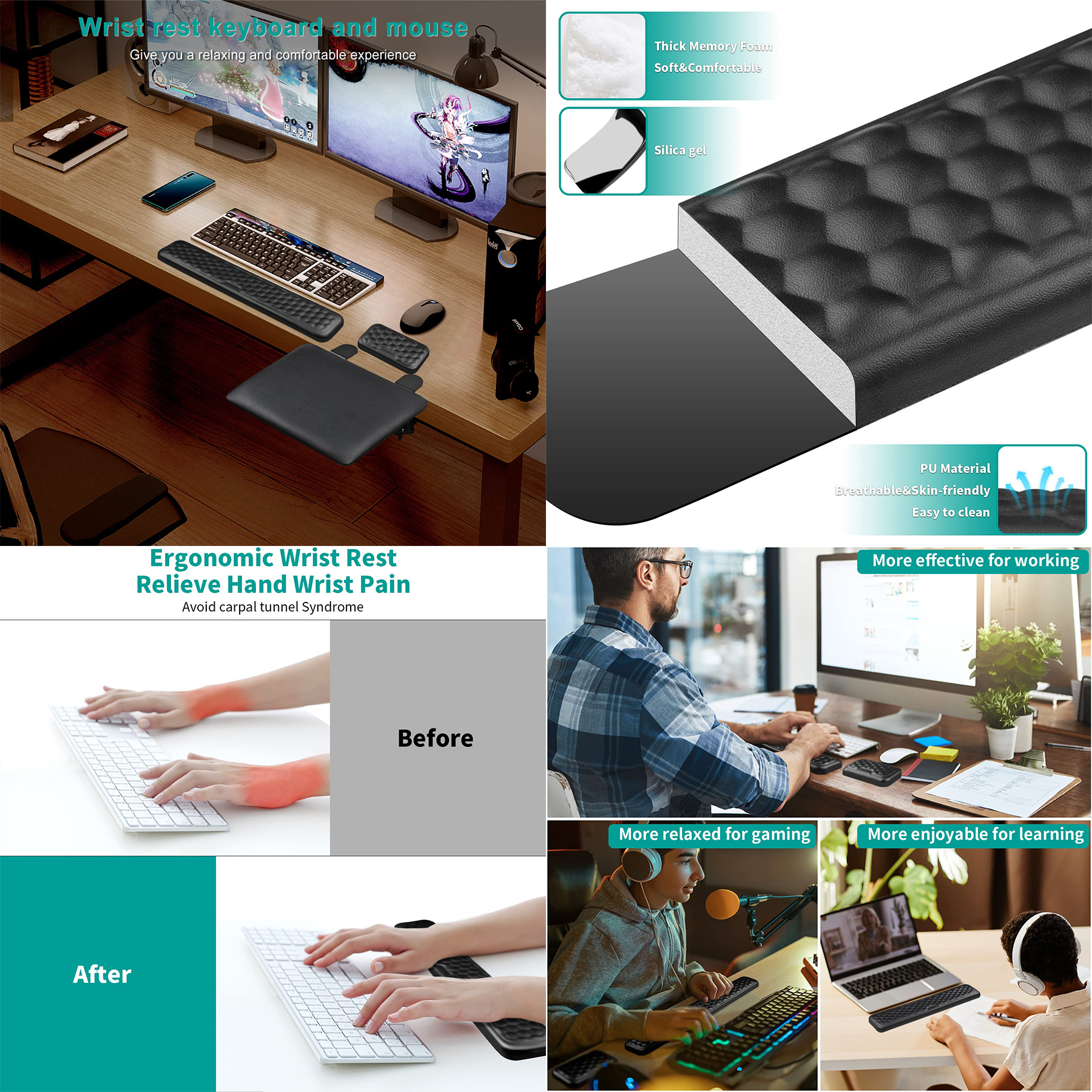 Mouse pad Wrist Support 2