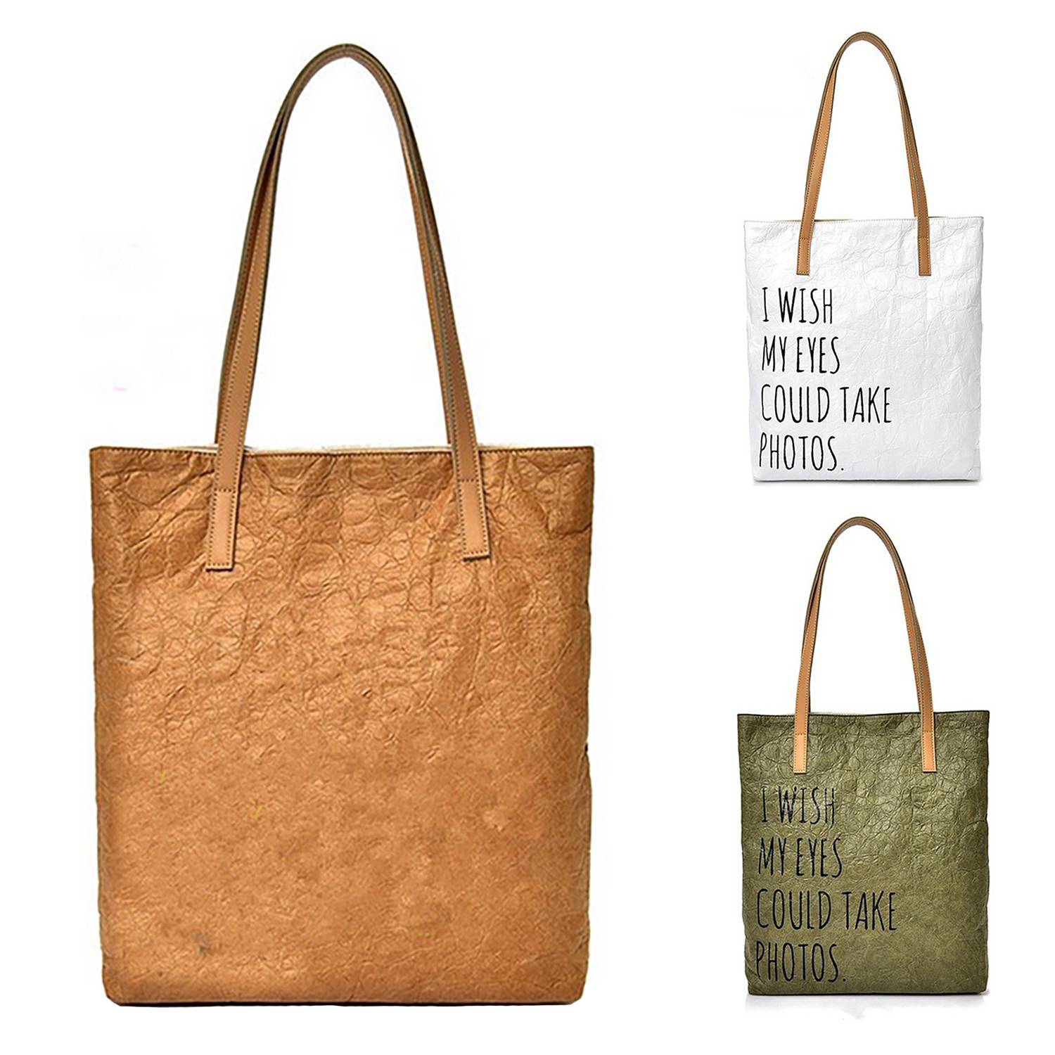 Custom Kraft paper hand-held storage bag 2