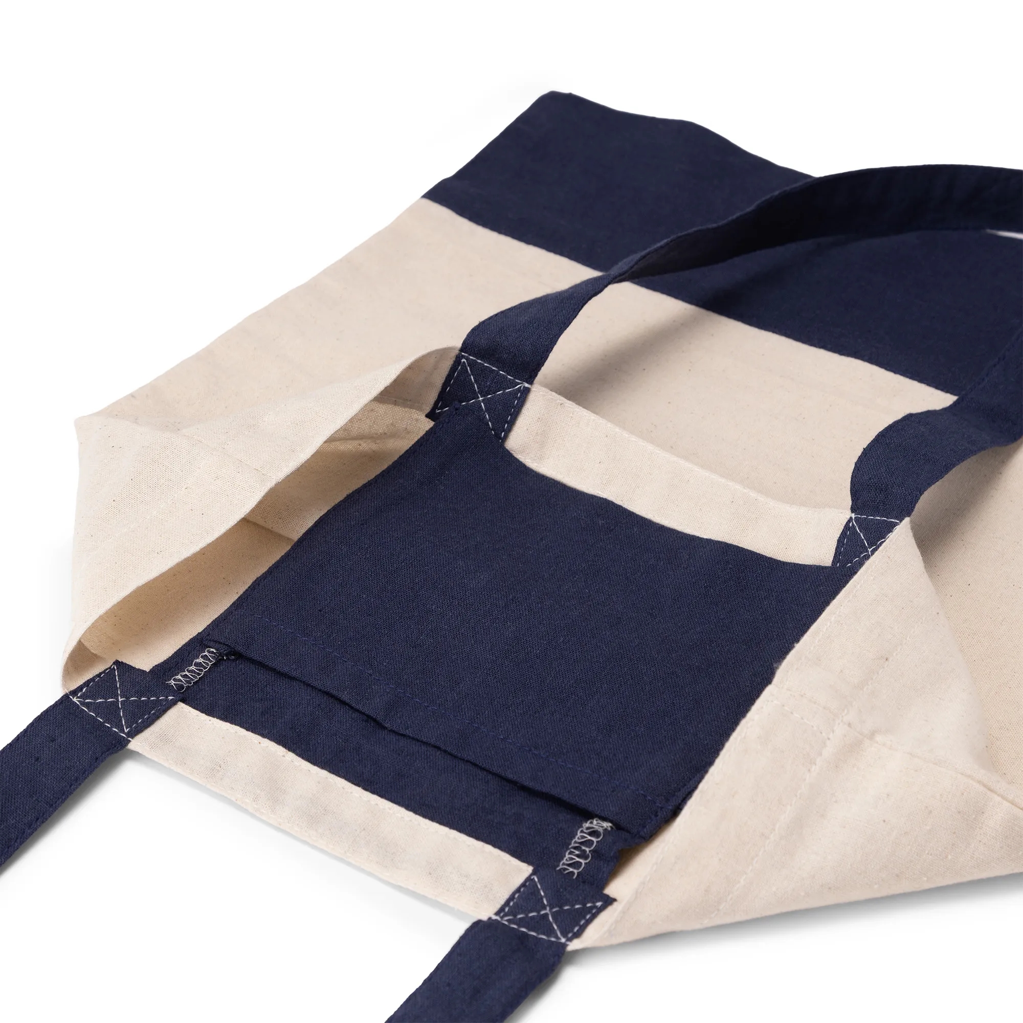 Recycled DuoTone Shopper Tote, custom tote bag with logo imprint 3
