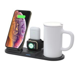4 In 1 Multfunction Wireless Charger With Coffee Mug Warme 2
