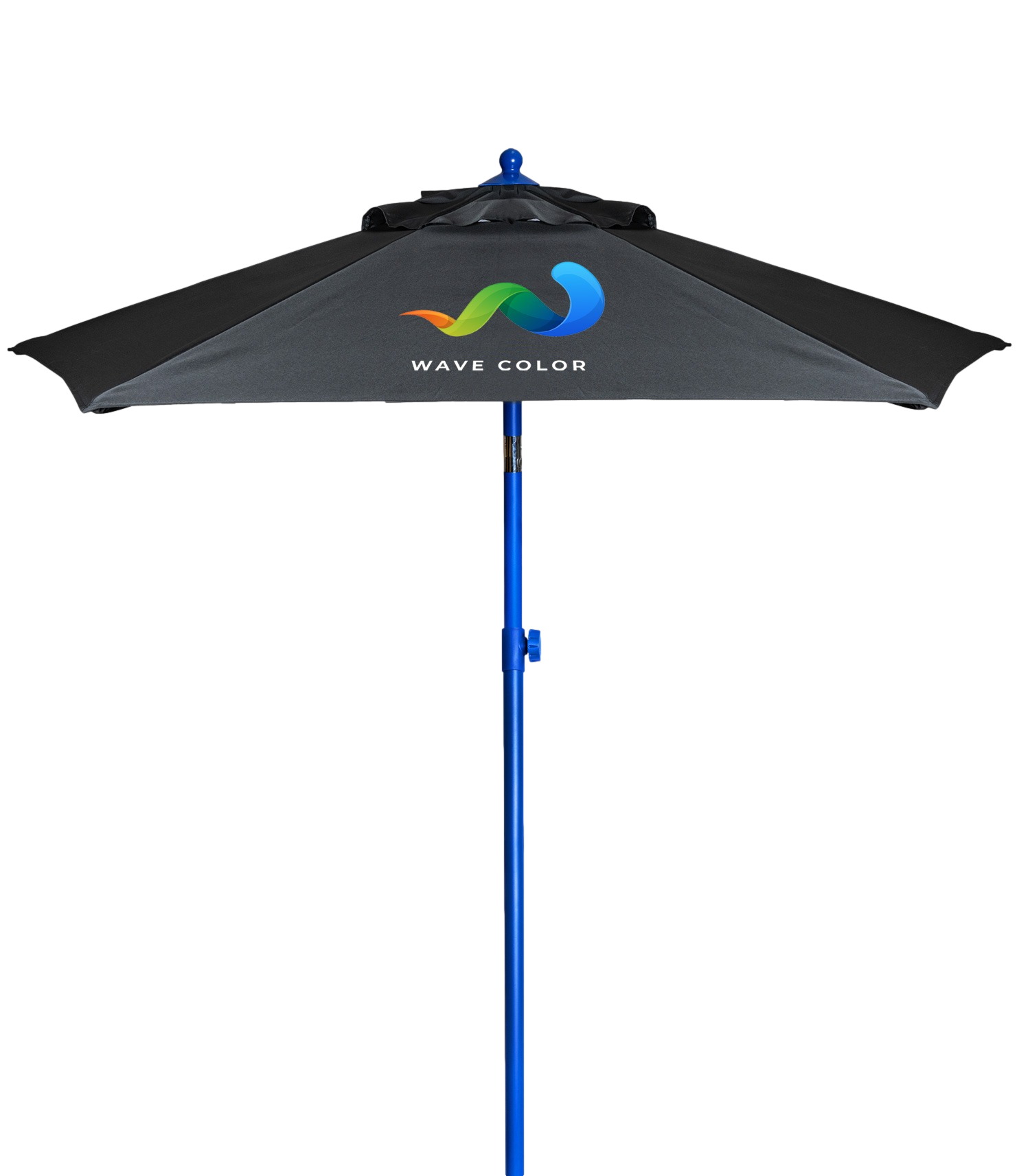 7' Colored Steel Market Umbrella