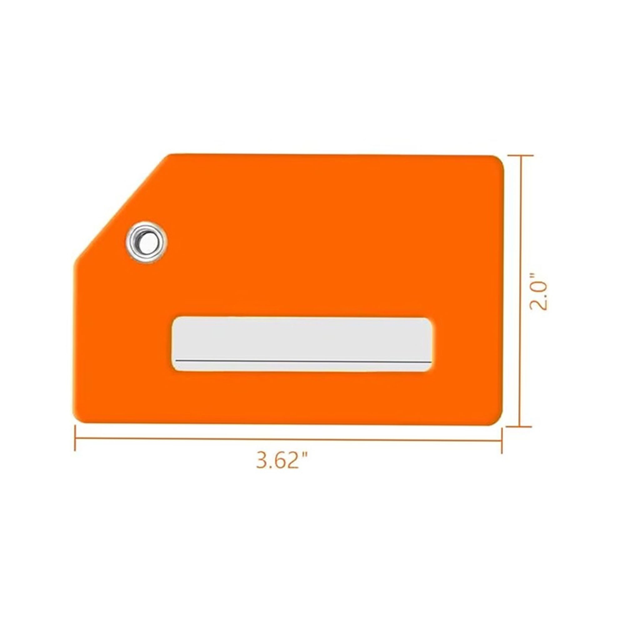 Reusable Silicone Luggage Tag with Info Card Protector 1