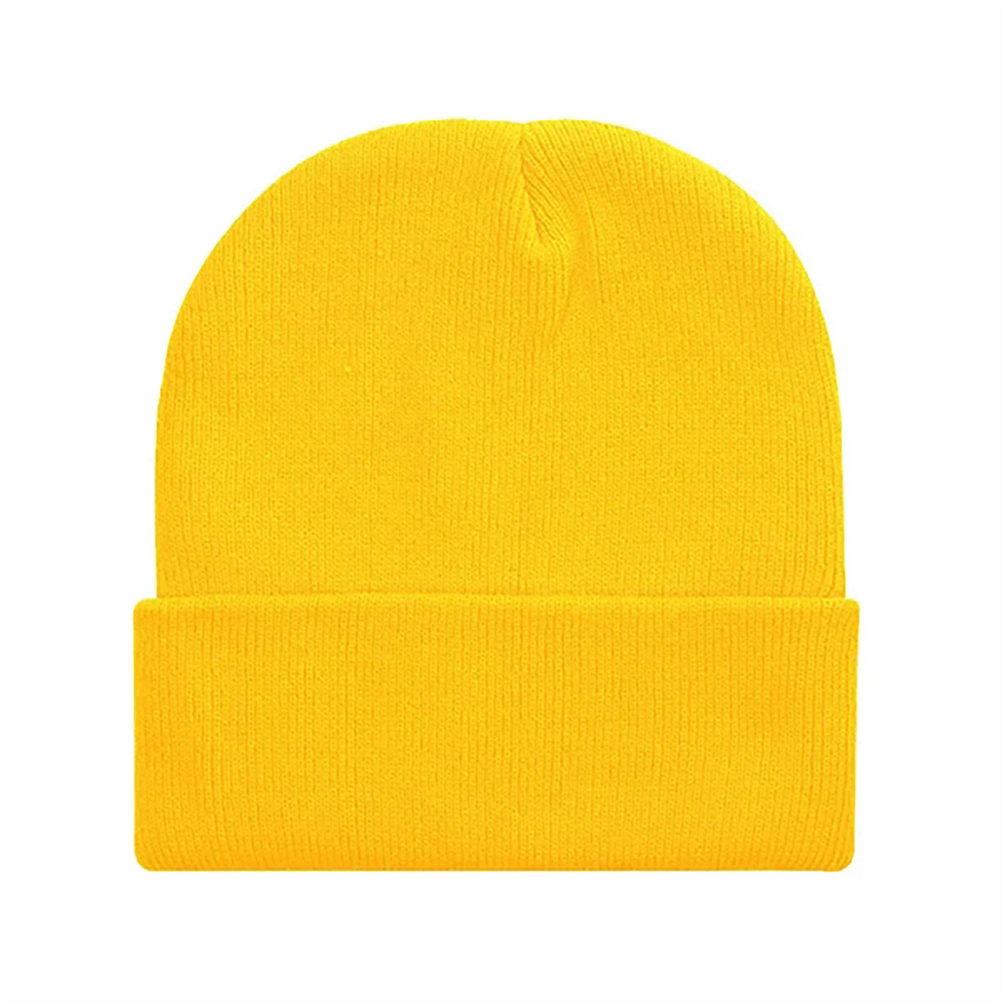 Classic Embroidered Knit Beanie Hat 6