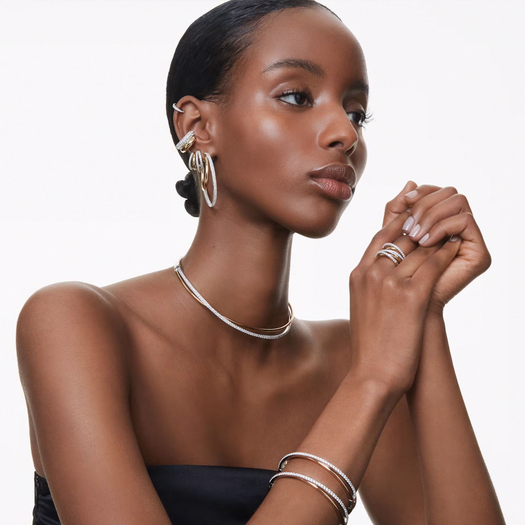 Swarovski® Matrix Hoop Earrings Set 9