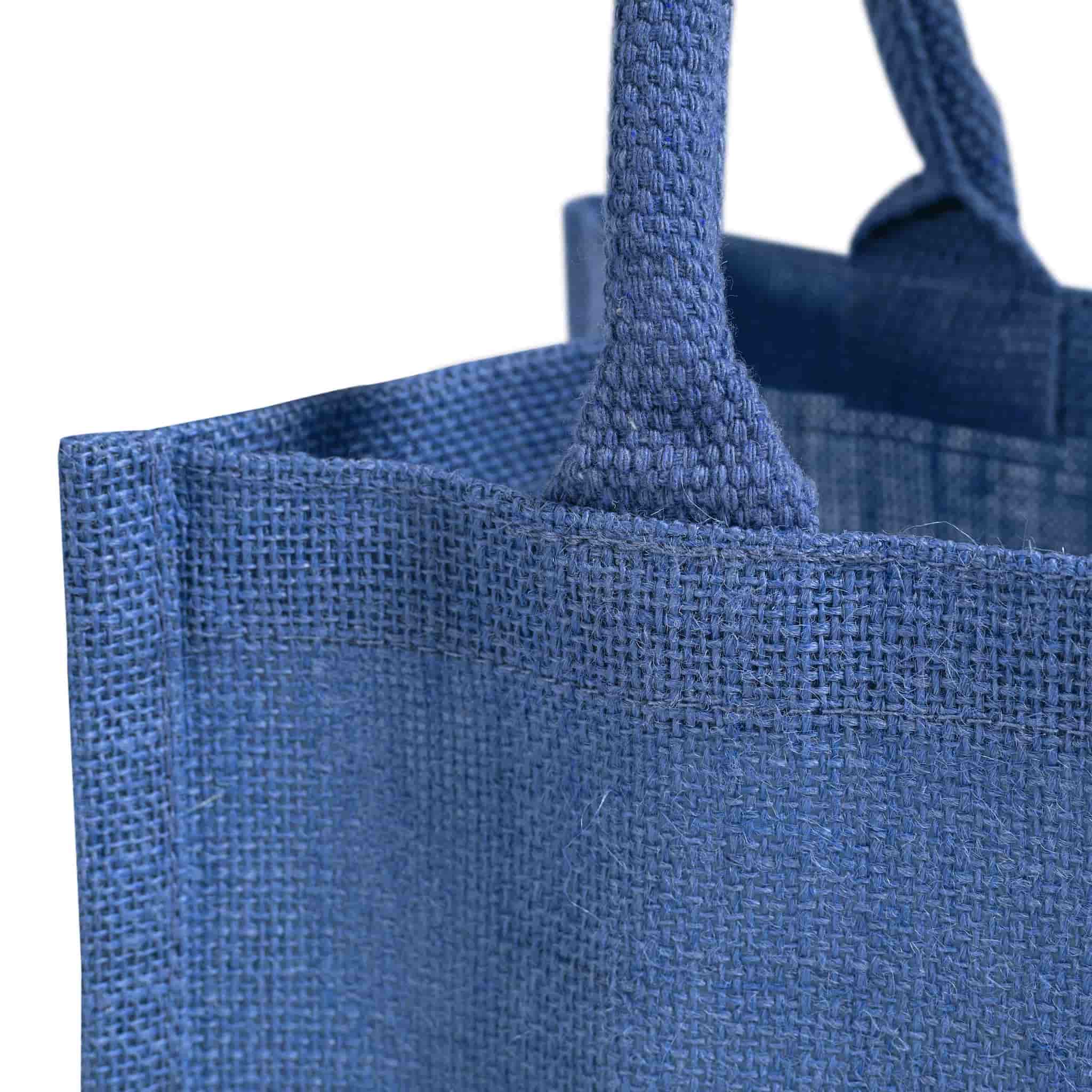 Square Jute Tote Bag, custom tote bag with logo imprint 15