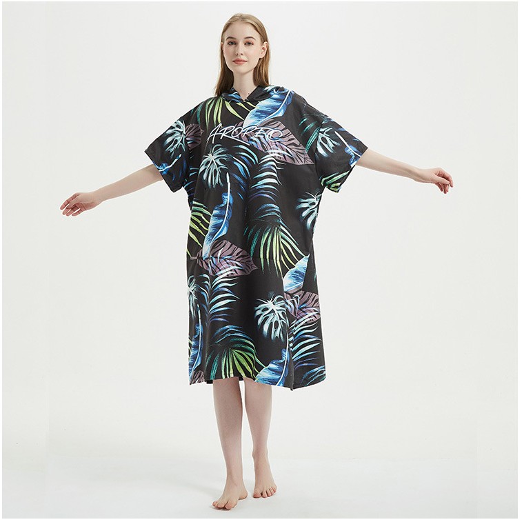 Microfiber Adult Surf Poncho Hooded Towel Poncho Towel Surf 3
