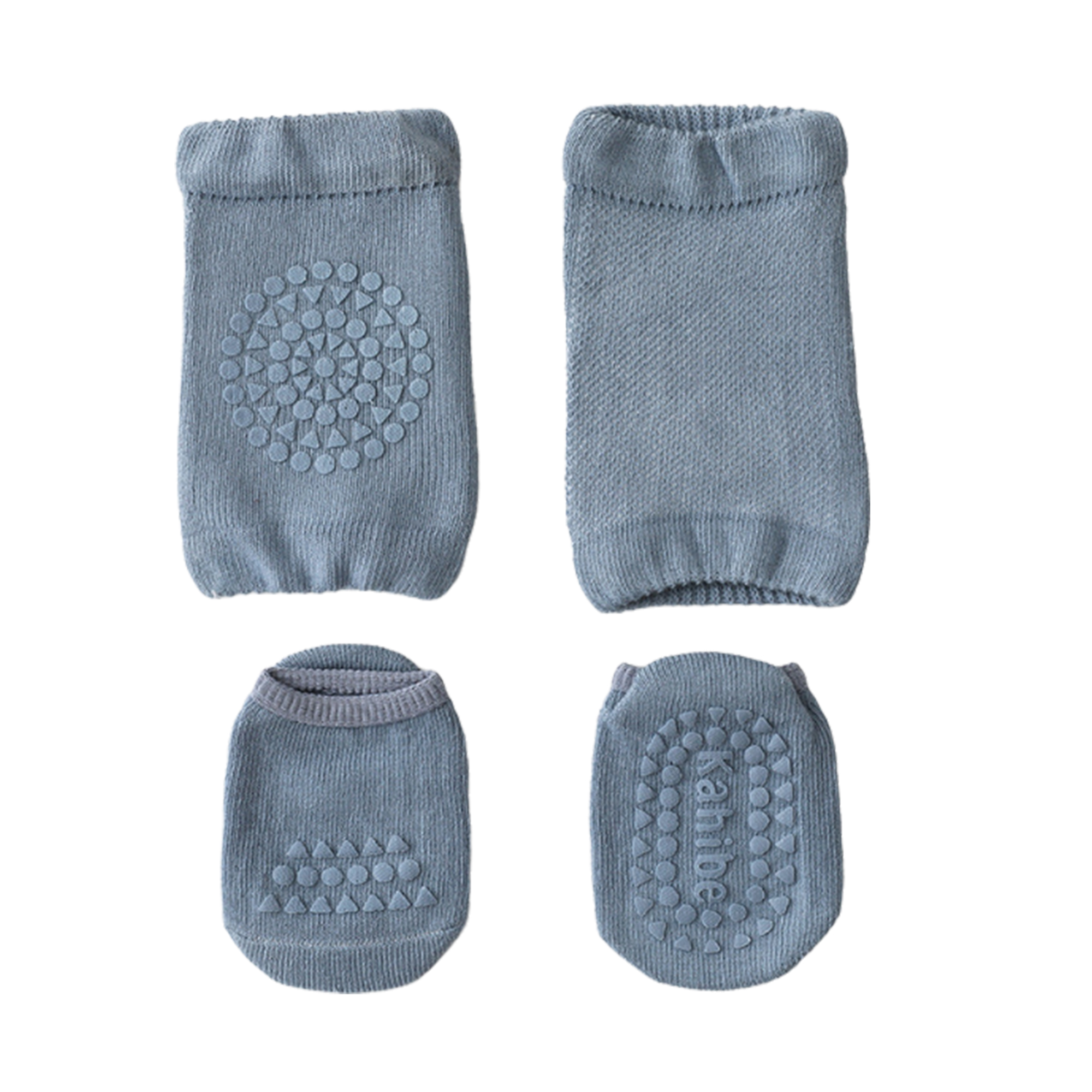 Comfortable Baby Crawling Non-Slip Knee Pads And Socks 5