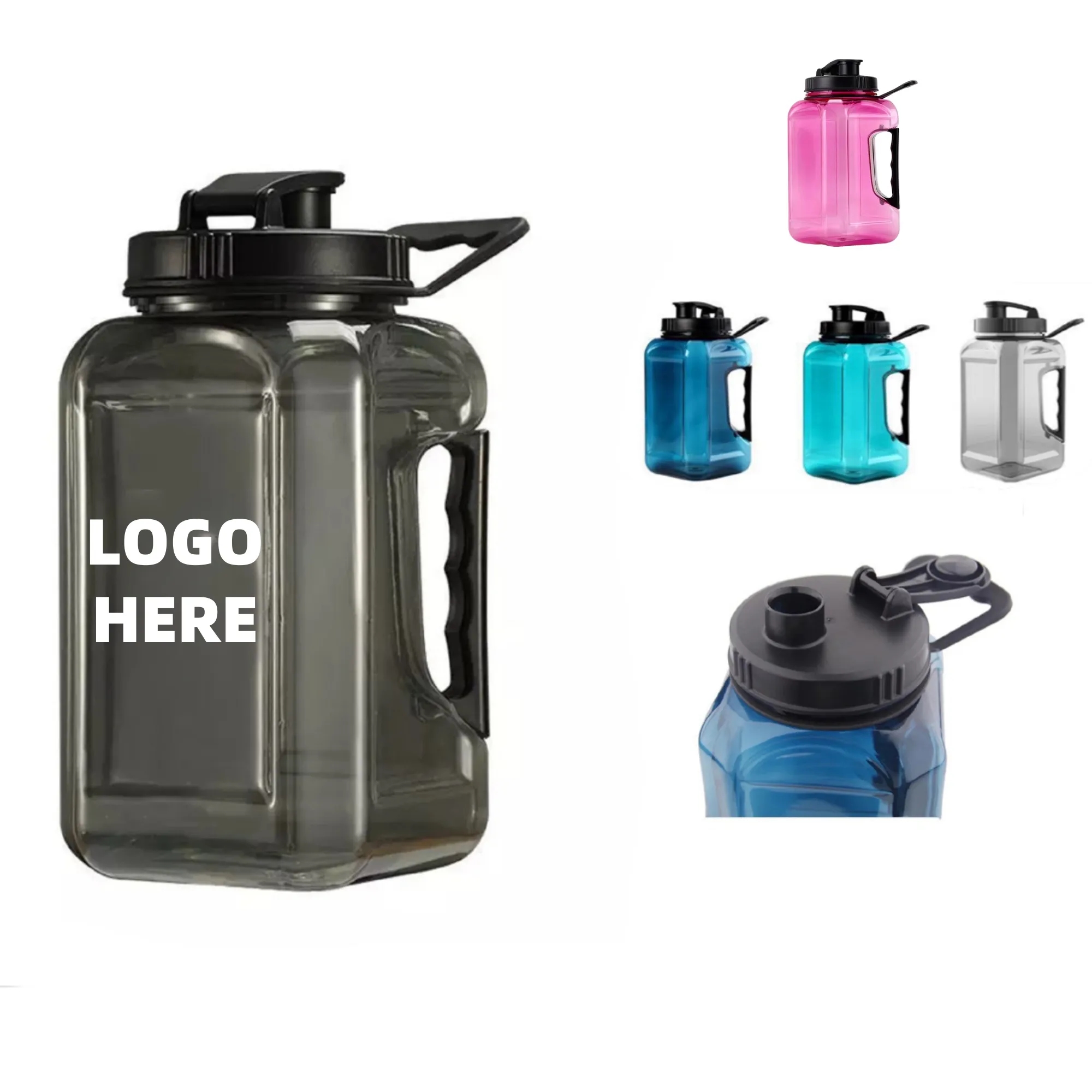 83Oz Large Customizable Plastic Gym Bottle 1